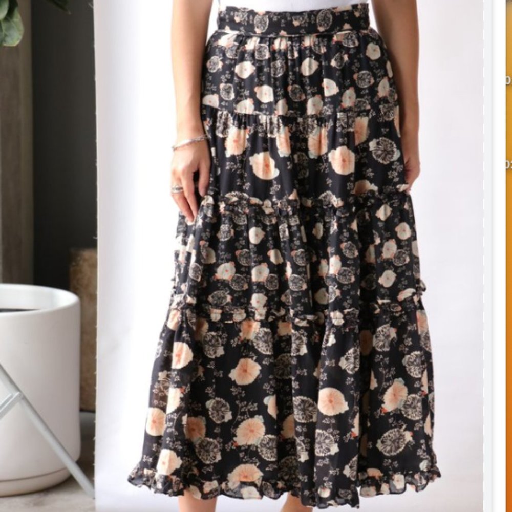 ULLA JOHNSON TULIA SKIRT - SIZE 6